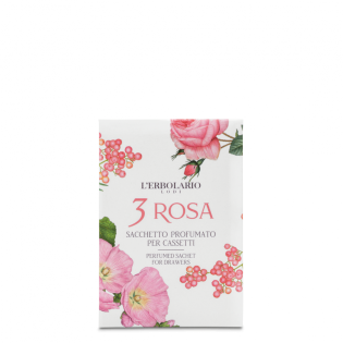 3 Rosa - Sacchetto Profumato per Cassetti