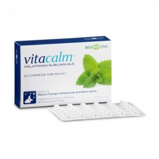 VitaCalm Melatonina Sublinguale 60 Compresse