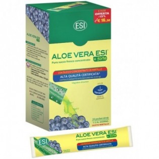 Aloe Vera Succo+Forte 24 Pocket Drink Mirtillo