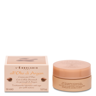 Crema Viso Anti-Age All'Olio di Argan con cellule staminali