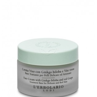 Crema viso Ginkgo Biloba e Vite rossa