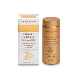 Vitamina C e Oro 24 K Detergente in Polvere