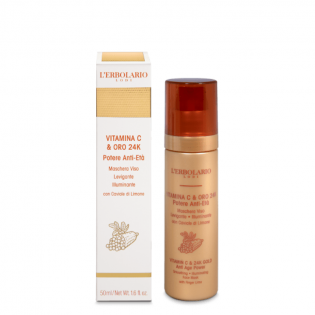 Vitamina C e oro 24 k Maschera Viso Levigante Illuminante