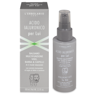 acido Ialuronico per Lui Balsamo Multifunzione Viso Barba Capelli