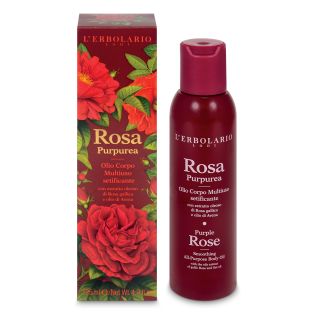 Rosa Purpurea Olio corpo Multiuso Setificante