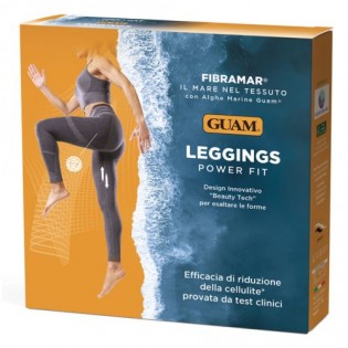 FIBRAMAR Leggings Power Fit XS/S 38/40 grigio melange