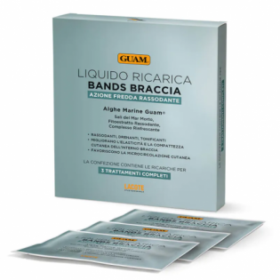 Ricarica Guam Bands Braccia cofanetto con 3 buste da 45 ml
