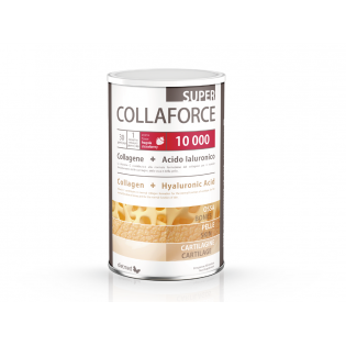 Super Collaforce 10000 Collagene e Acido ialuronico 450 g aroma fragola