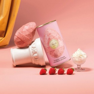 Uovo di Cioccolato Panna e Fragola150 g