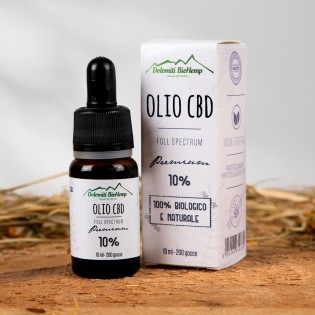 HEMP OIL 10% Olio di Canapa 10 ml