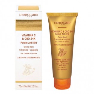 Vitamina C e Oro 24 K Crema Mani 75 ml