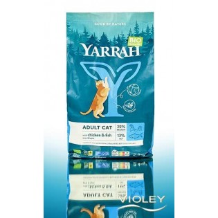 Yarrah Croccantini per Gatti Adulti Pesce e Mais Bio 800 gr