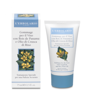 Gommage viso con Bois de Panama e Olio di Crusca di Riso