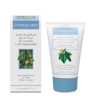 Latte di Pulizia per il Viso al Cetriolo e all'Amamelide