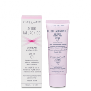 CC Cream - Tonalità Caramello SPF20 all'Acido Ialuronico